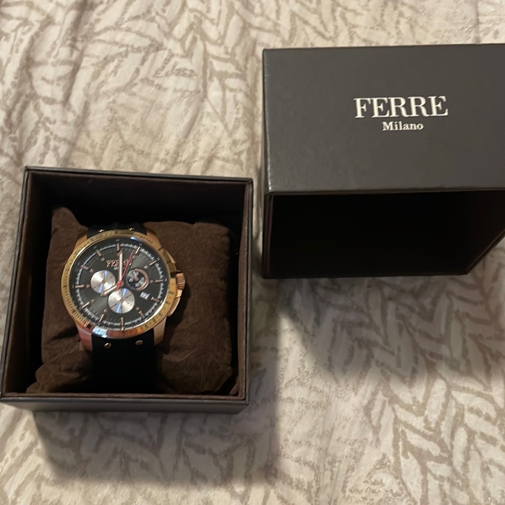 ferre milano mens watch